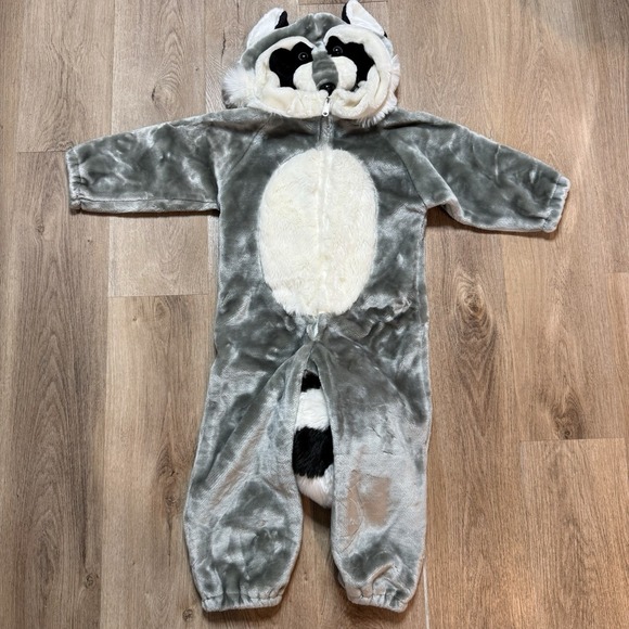 Vintage Chosun Raccoon Soft Plush Costume Boy Girl Size 44" Tall M 3-5 Halloween - Picture 1 of 5